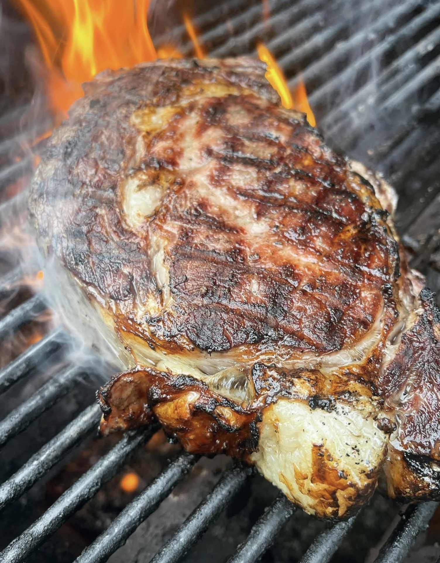 Good Ass Rub seasoned ribeye steak meat